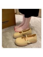 Mary Jane zapatos de las mujeres de suela plana solo zapatos verano 2025 nuevos dos desgaste un pedal con falda suave zapatos pequeños de cuero - details 15