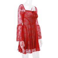 Vestido de manga larga para mujer, elegante, para fiesta, sexy, nueva moda, promoción - details 12