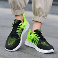 Zapatillas para correr con cordones, ligeras y transpirables para hombre, cómodas para el parque de gimnasio de entrenamiento al aire libre - details 0