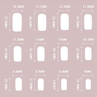 Uñas naturales falsas suaves de Color sólido Simple para mujer para actuación en escenario fiesta maquillaje de manos - details 2