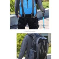 Bolsa de alpinismo portátil para exteriores, bolsa de viaje de gran capacidad, mochila impermeable para hombres y mujeres, mochila de viaje ligera - details 12