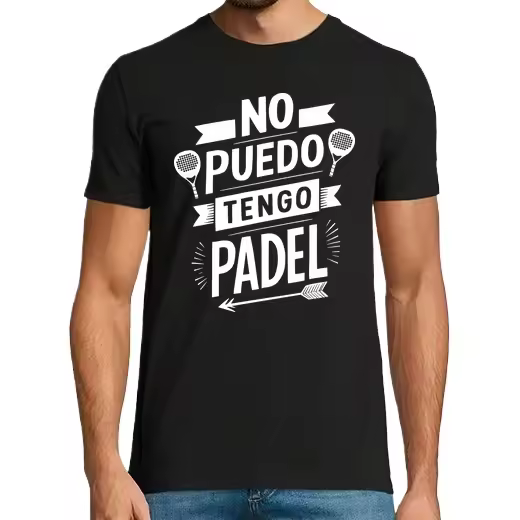 No Puedo Tengo Padel,Camiseta de Pádel Divertido, ropa para exteriores - 1