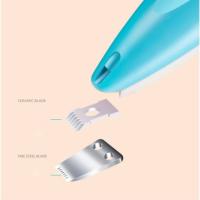 Recortadora de patas inalámbrica para mascotas con pantalla LED, recargable por USB, afeitadora de patas de gato, impermeable, portátil, eléctrica. - details 12