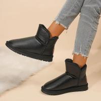 Tobillo impermeable para mujer, zapatos cálidos de felpa, botas de nieve antideslizantes con forro de piel, invierno, 2023 - details 2