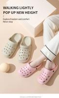 Zapatillas de Cueva para Mujer Nuevas Zapatillas de Playa de Verano Uso Doméstico EVA Antideslizante Sandalias de Jardín para Madre y Bebé - details 0