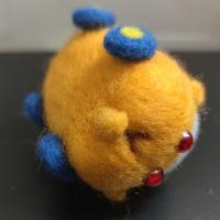 Juguete de fieltro Pui Molcar terminado, Animal bonito creativo, muñeco de juguete hecho a mano, juguete de fieltro de lana, juguete de fieltro de lana DIY, regalo para niños - details 3