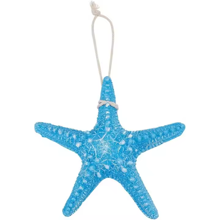 32x32 cm Adornos de Estrella de Mar de Resina Gran Decoración de Pared Colgante de Mar Colgante Hogar Restaurante Dormitorio Baño - 1