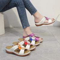 Zapatillas de Verano para Mujer Zapatillas de Cuña Compactas Moda de Calzado - details 0