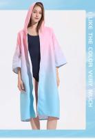 Poncho con Capucha de Secado Rápido Toalla de Natación Absorbente para Adultos Estilo de Cremallera - details 20