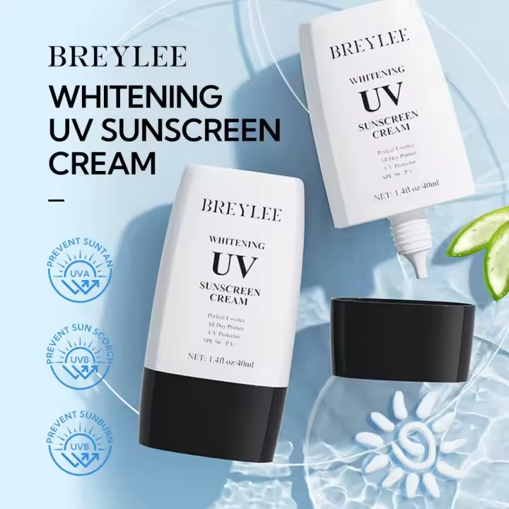 BREYLEE Nuevo producto Protector solar blanqueador Ilumina tu piel Protector solar suave y no irritante Crema solar - 1