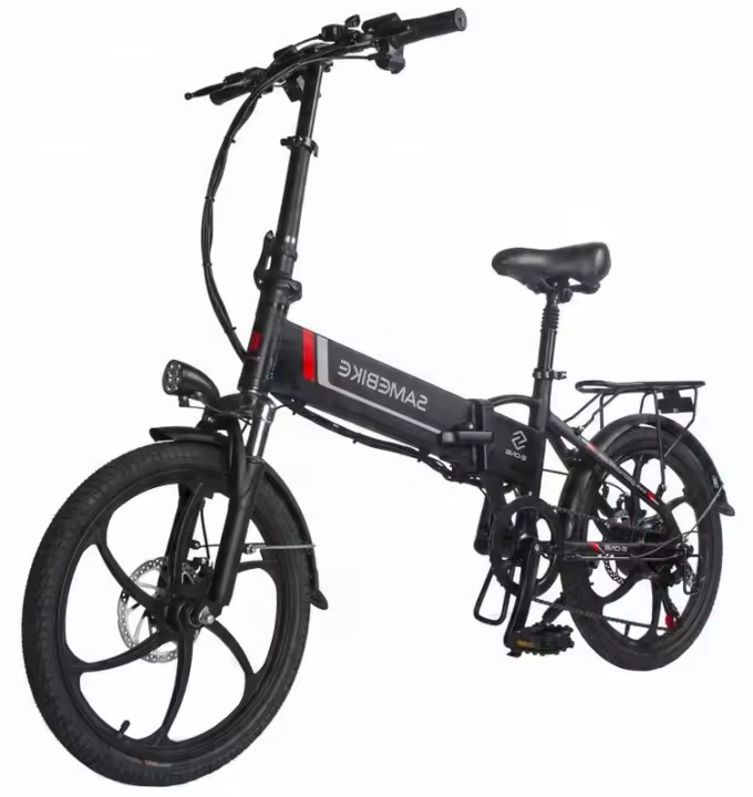 SAMEBIKE 20LVXD30 Bicicleta eléctrica 350W 48V 10.4AH 32KM/H 20*1.95 Neumático negro. - 1