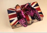 El cuero formal con diseño de cocodrilo hecho a mano de alta calidad es transpirable y adecuado para zapatos de hombre de uso informal. - details 7