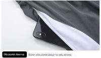 Traje deportivo informal de verano para hombre, pantalones y mangas cortas transpirables de secado rápido, holgados para correr - details 17