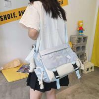 Bolso de hombro tipo bandolera con asa para niña, Mini bolsos de mano para mujer con bolsillos laterales con cordón de cuerda de cáñamo - details 9