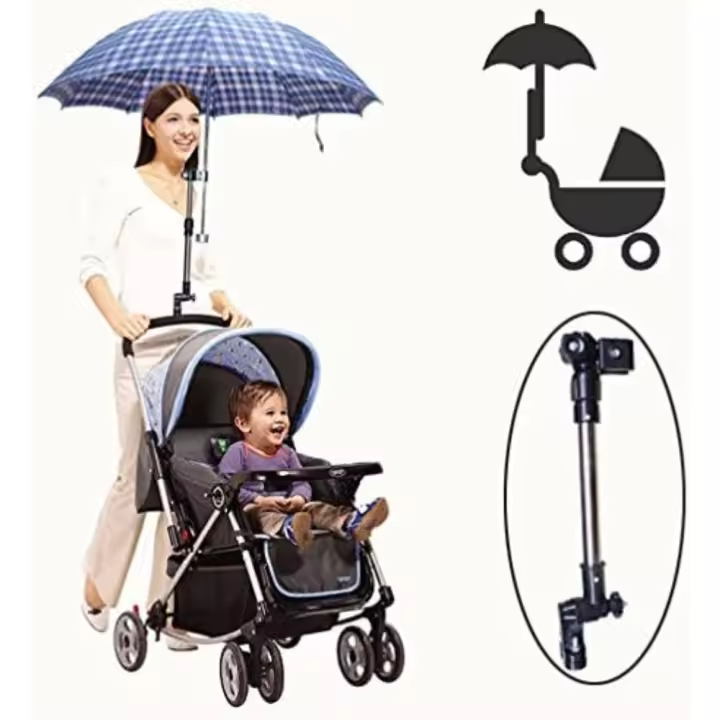 Paraguas de Golf soporte paragüero de cochecito de bebé, silla de ruedas, cochecito de bebé, Accesorios - 1