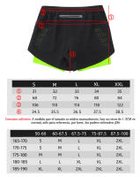 Shorts De Correr Para Hombre 2 En 1 Secado Rápido Entrenamiento De Gimnasio Fitness Running Pantalones De Verano Shorts Deportivos Con bolsillos exteriores - details 0