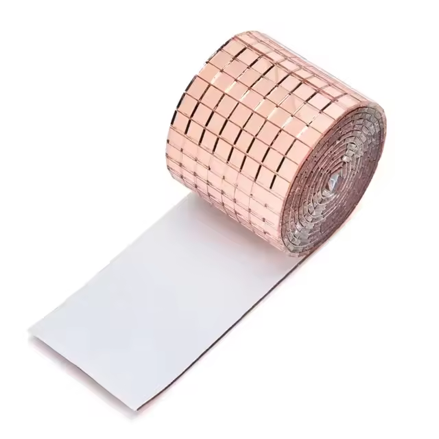 Pegatinas de Azulejos de Espejo Hechas a Mano Autoadhesivas Mini Cuadros para Decoración Artesanal DIY - 1