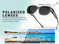 KAPVOE Polarized Sunglasses Fit Over Glasses for Men Women Oversized Sun Glasses UV400 Protection Shades - details 4