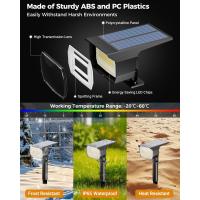 Luces Solares LED Exterior Jardin [8 Paquete/72LED], LED Exterior Solares Potente Impermeable Lampara Luz Solar Exterior Iluminacion para Suelo Exteriores, Blanco Calida - details 23