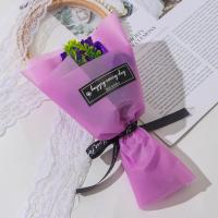 Embalaje de regalo, ramo de rosas artificiales de 3 cabezas, decoraciones artificiales, flores artificiales, flor de jabón para sujetar las manos, día de la madre - details 10