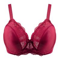 sujetadores con aros para mujer, minimizador Floral de encaje, cobertura completa, sin relleno, sin forro, soporte cómodo para el día a día - details 15