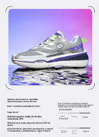 Las zapatillas para correr para hombre ligeras y transpirables, con plantillas inflables que absorben los golpes y amortiguan, son cómodas y duraderas. - details 4