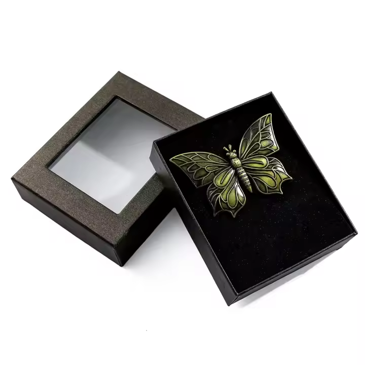 Marcapáginas de mariposa y libélula, Clip de papel de Metal bronce, Clip de libro Vintage, marcapáginas de insectos para aprendizaje y lectura, suministro escolar - 1
