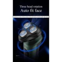 Afeitadora Eléctrica Resistente al Agua Máquina de Afeitar Rotativa con Batería Recargable para Hombres Uso en Húmedo y Seco - details 4