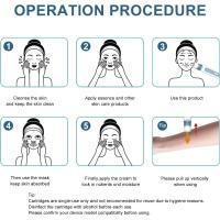 Dr-Pen Hydra.Pen H5 herramienta inalámbrica para el cuidado de la piel, Pen con Derma 2 piezas, 12 cartuchos de pines, dispositivo Facial de microcorriente 6 en 1, aplicador de suero automático profesional con pantalla LED - details 5