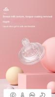 Tetina de Botella de Silicona Suave Dr.Green 4S Agujero Cruzado Ancho Adecuado para Bebés de 0-3 Años Hecho en China - details 2