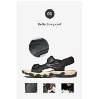 Sandalias de playa y exterior para hombre, zapatos informales de verano, cómodos, planos, a la moda - details 9