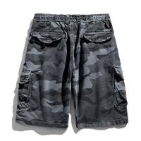 Pantalones Cargo de Camuflaje para Hombres en Verano Pantalones Cortos Casuales de Múltiples Bolsillos Algodón 100% Ajuste Regular - details 5