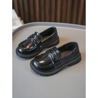 Zapatos de cuero para niñas, mocasines antideslizantes con gancho y bucle, color negro, para primavera y otoño, 2023 - details 11