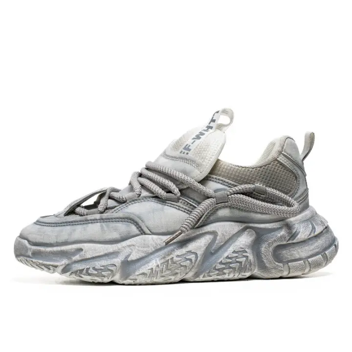 Nuevos Y Versátiles Zapatos Deportivos De Malla Para Correr, Zapatos Casuales De Plataforma Que Aumentan La Altura - 1