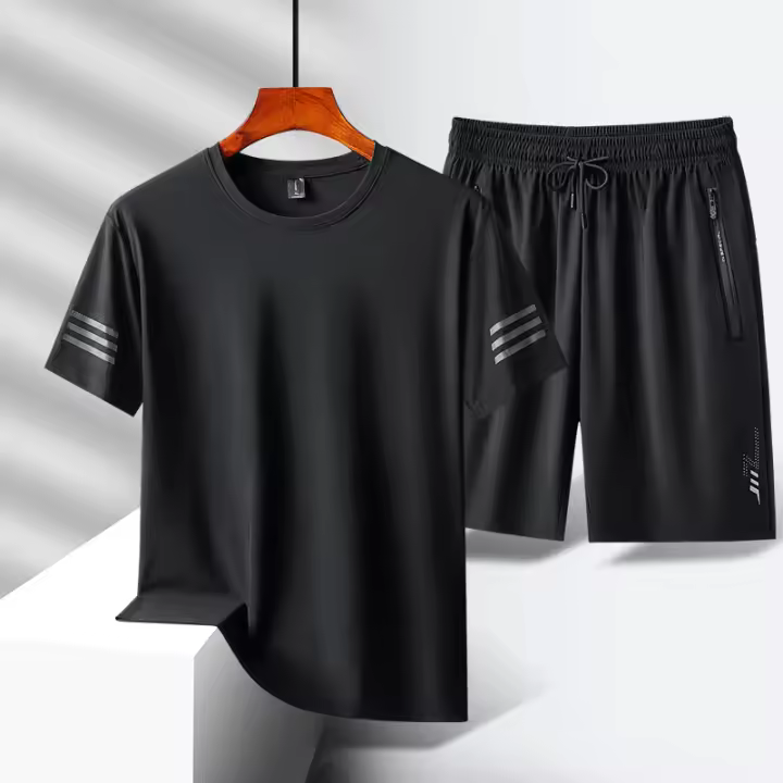 Conjunto Ice Silk Verano Hombre |   Frescor Inmediato, Transpirable y Cómodo (Tallas Grandes Disponibles) - 1