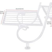 Soporte de Hierro para Plantas Estantería de 6 Niveles para Macetas Decoración de Flores para Exterior e Interior Muebles y Organización - details 11