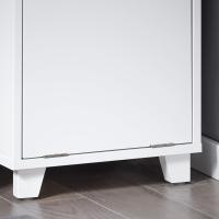 Armario de Baño de Piso con 2 Estantes Abiertos Mueble de Almacenamiento de Ropa Sucia de 35 x 30 x 105cm - details 8