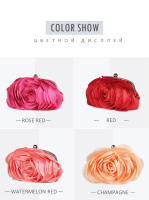 Bolso de noche con flores para mujer, Cartera de noche para novia, vestido completo, para fiesta, boda, gran oferta - details 6