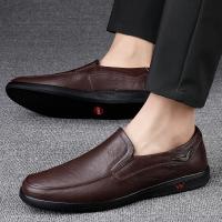 Zapatos de hombre hechos a mano, zapatos de cuero de negocios, mocasines con suela de goma, zapatos informales sin cordones para hombre, zapatos de trabajo y oficina, zapatos de vestir planos negros - details 9