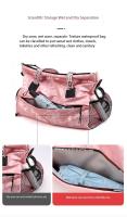 Bolsa de gimnasio de gran capacidad para mujer, bolso de viaje de separación, bolsa deportiva de Fitness, seca y húmeda - details 9
