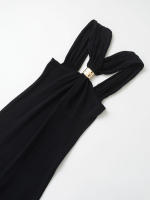 Vestido de punto con cuello halter adornado para mujer, estilo nuevo, 4938118 - details 2