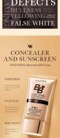 SPF50 + Golden Snail Sunsceen BB Ceam Base blanqueadora hidratante de larga duración corrector incluso tono de piel Base de maquillaje - details 2