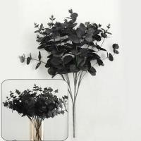 Planta de flor negra Artificial, decoración de fiesta de boda, 20 cabezas - details 2