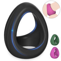 Anillo de silicona para masturbación masculina, Bola de Bondage, jaula ensanchadora, bloqueo de Semen, ampliador de pene, suministros sexuales - details 1