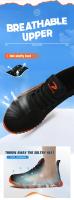 Zapatos de Trabajo Transpirables para Hombres  Zapatillas de Seguridad de Verano con Punta de Acero Antipunctura - details 5