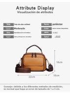 Nuevo bolso de mujer de mensajero bolso de madre de gran capacidad portátil bolso cuadrado de almohada simple y de moda - details 5