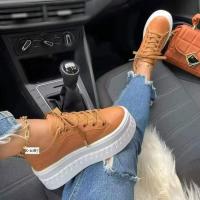 Zapatos versátiles de viscosa de talla grande para mujer, punta redonda, tacón grueso, informal, nuevo, europeo y americano, verano - details 0