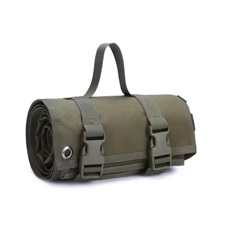 Estera de Tiro Antideslizante de Doble Cara Alfombrilla Multifunción Impermeable para Actividades al Aire Libre Base Termoaislante y Nylon Militar - 1