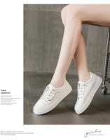 Zapatos Blancos De Boca Baja, Zapatos Deportivos Casuales De Suela Blanda Nuevos, Cómodos Y Resistentes Al Desgaste - details 11