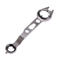Llave para amoladora angular de 4 garras, llave de desmontaje de alta resistencia de doble cabeza, abrazadera estable, tornillo para tuercas de brida para amoladora de acero - details 1